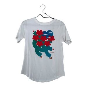 Universal Standard EverMothers Tee Rex Amber Vittoria Print T Shirt 4XS 00/0 NEW